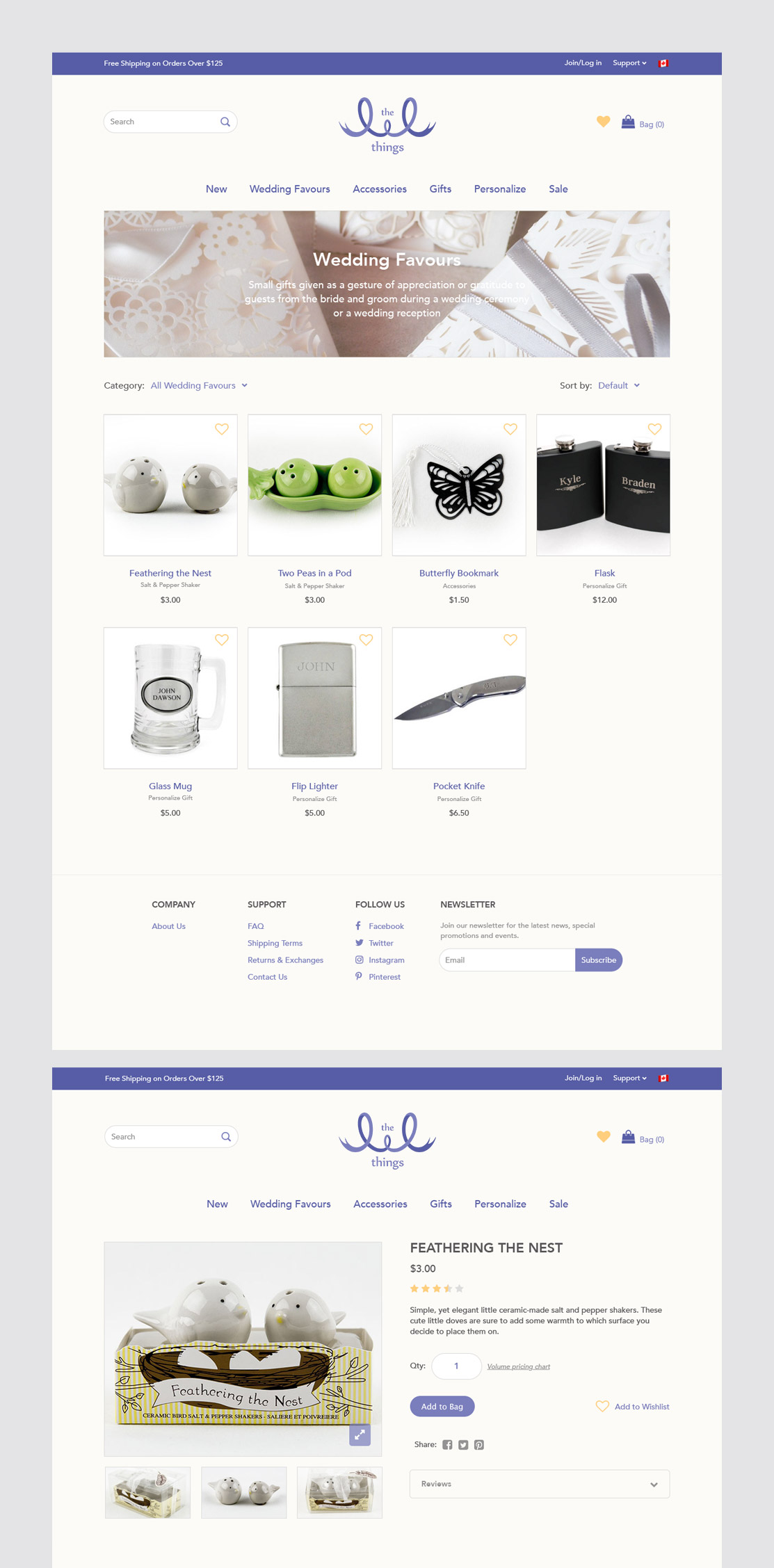 Product page